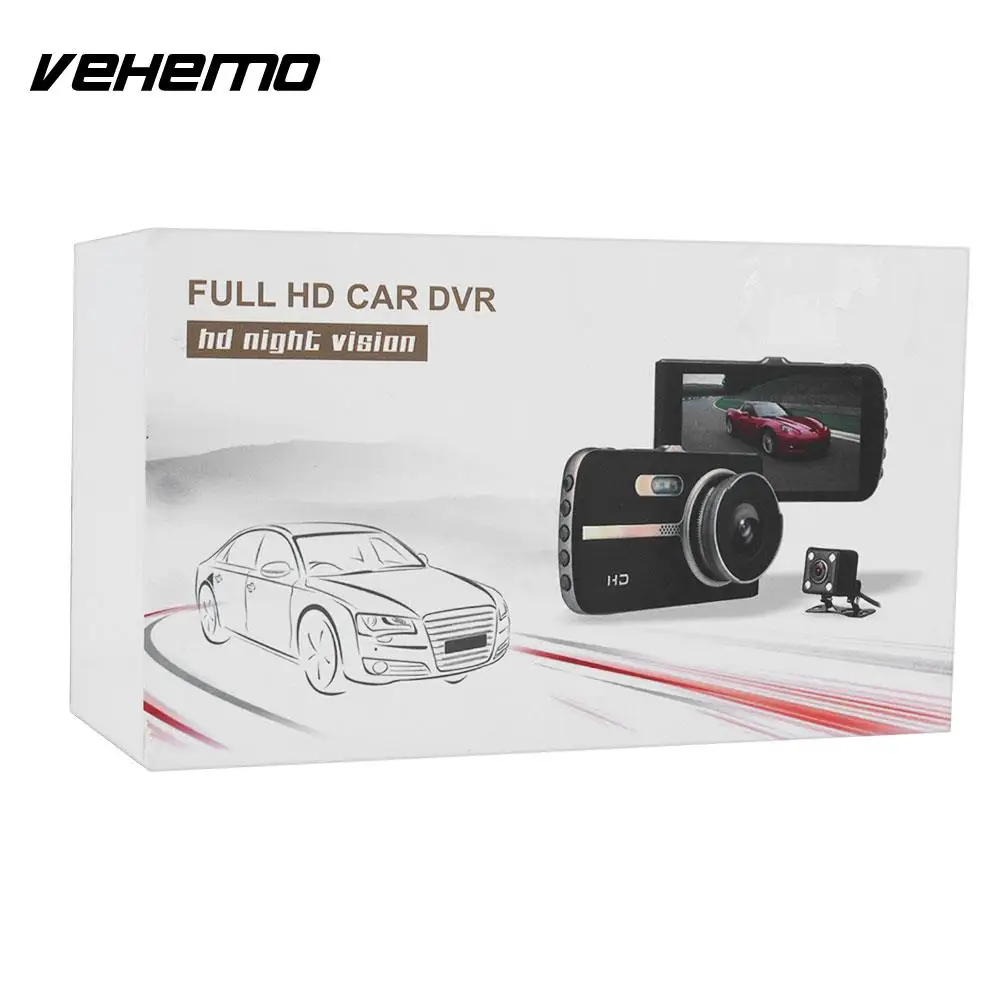 

Universal Driving Recorder Car Camera Parking Monitor Durable Dash Cam for Gravity Sensor 1080P HD 170 for 4Inch