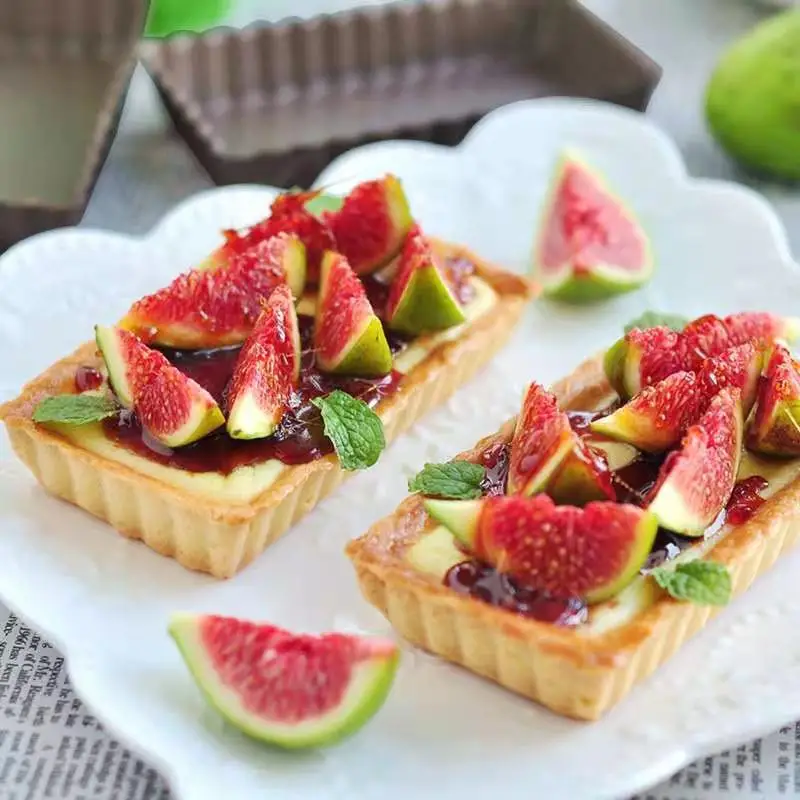 

Non-Stick Tart Quiche Flan Pan Molds Pie Pizza Cake Round Mould Removable Loose Bottom Fluted Heavy Duty Pie Pan Bakeware GYH