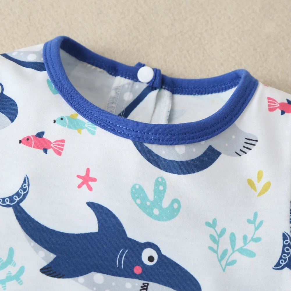 2021 детские комбинезоны для новорожденных с рисунком длинными рукавами