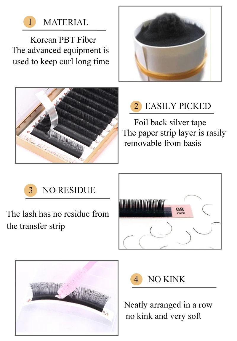 

12 Lines Korea Silk Mink Individual Synthetic Russian Volume Eyelash Extensions Soft Eyelash Artificial High Quality Eyelashes