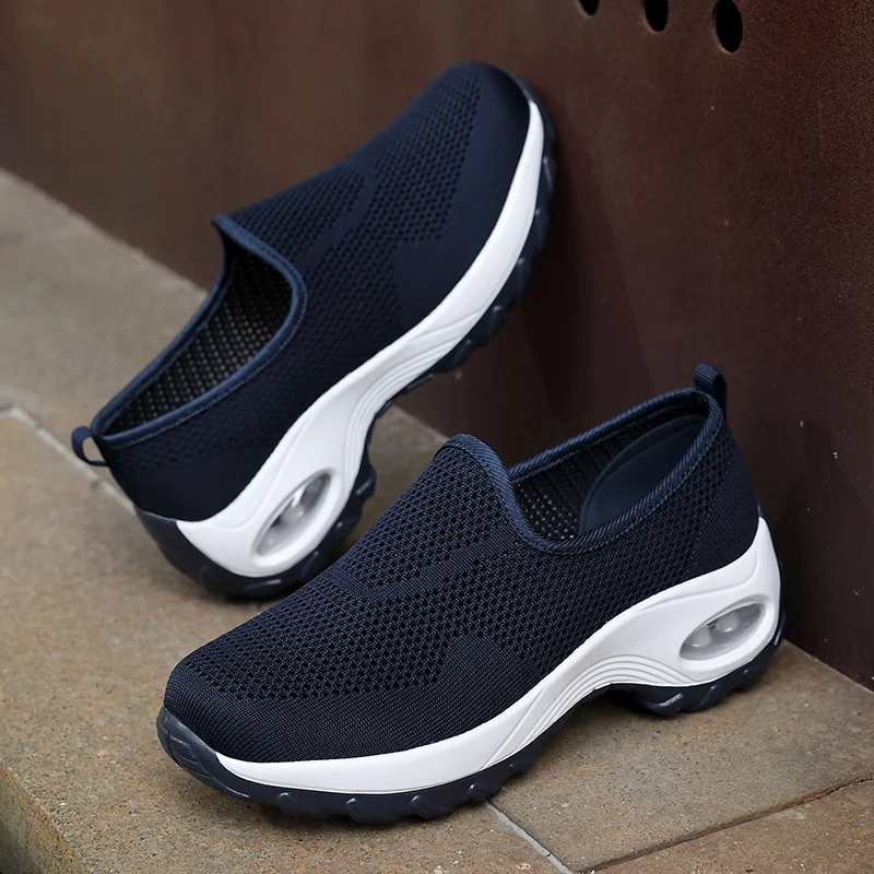 Hollow Flying Woven Women's Shoes Overfoot Mesh Light Casual And Breathable Mother Dance | Спорт и развлечения