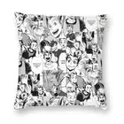 Oikawa манга коллаж Haikyuu наволочки 45x45 см Аниме Манга Япония волейбольная подушка для дивана квадратная наволочка украшение