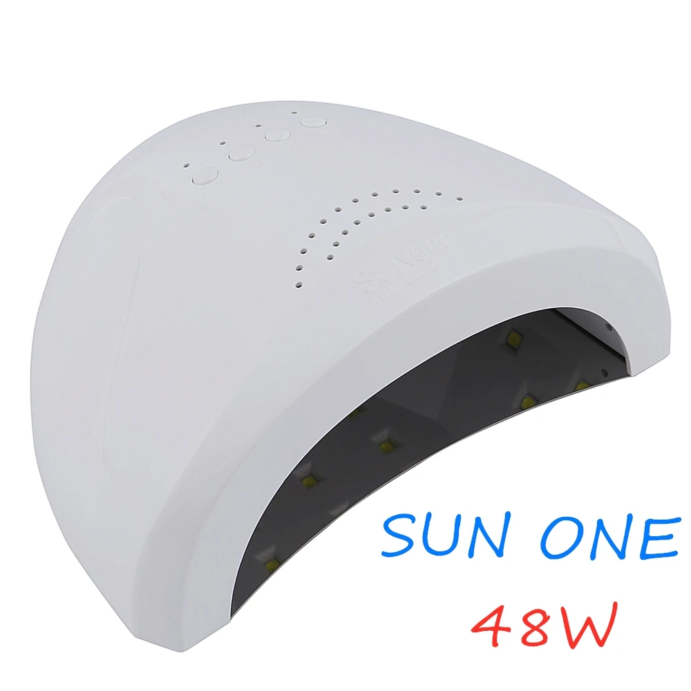 Лампа SUN ONE для ногтей машинка маникюра всех гелей сушилка гель лака ногтевого