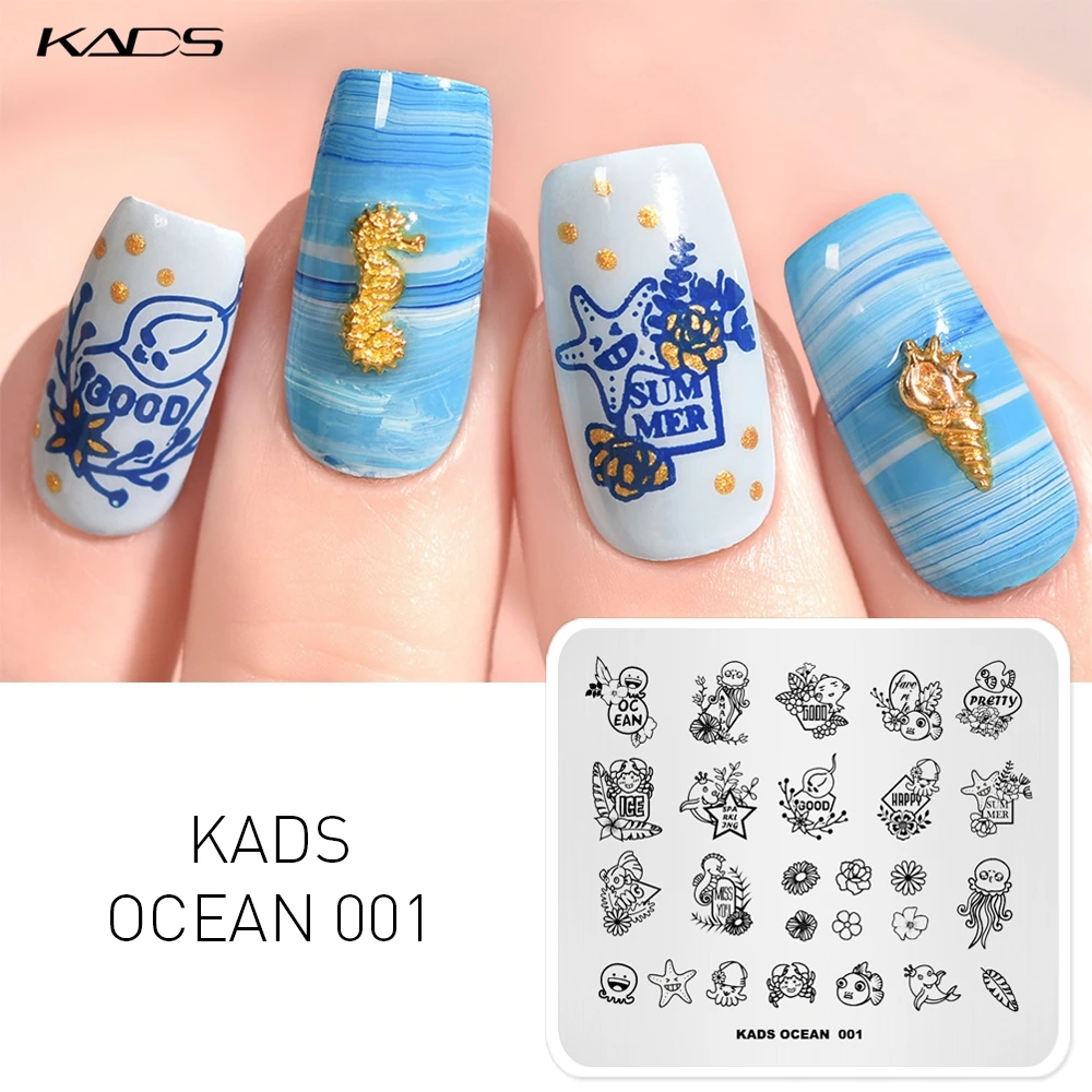 KADS 7 видов конструкций Choice 1 шт. модный дизайн в океане и Африке Шаблон трафарет