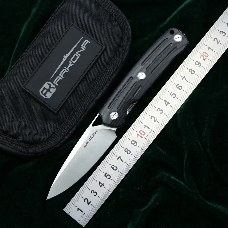 Складной нож ARKONA New Nettle F со стальным лезвием K110 ручка из мекарты для отдыха на