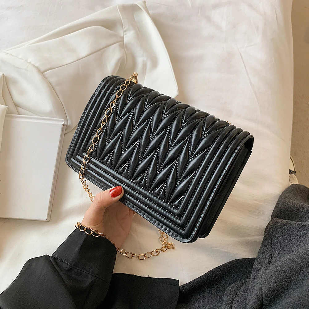 

Дамская сумочка-Багет с клапаном, маленькие Наплечные Сумки из искусственной кожи для женщин, дизайнерские дорожные дамские чемоданчики с ...