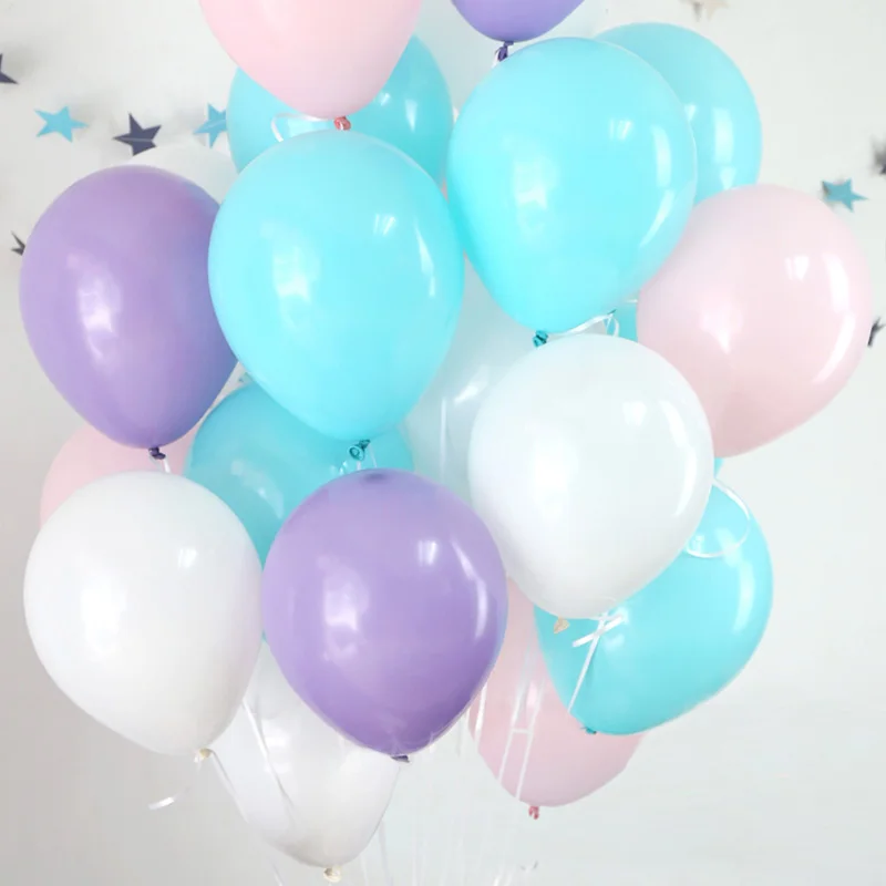 4colors 30 шт./лот, 10 дюймов, розовый, белый, прозрачный воздушный шар, латексный гелиевый поплавок, для дня рождения, вечеринки, для детского душа, свадебные декоративные шары - Цвет: 4colors