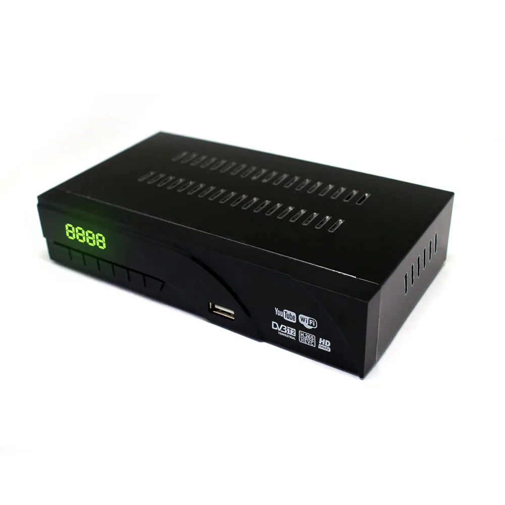 Новейшая модель DVB T2 наземного цифрового приемник декодер H.265/HEVC T поддержка h265 H264