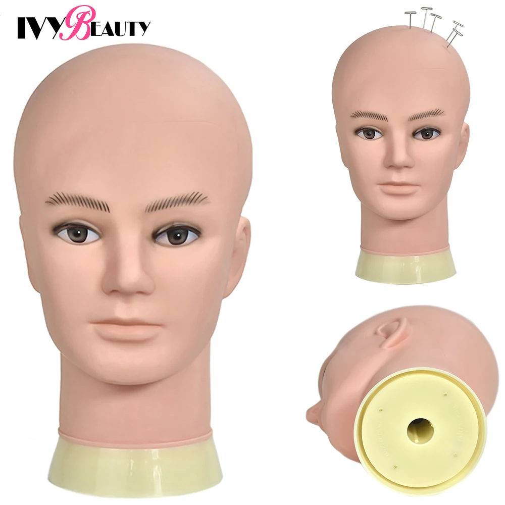 

Манекен Ivybeauty для мужской головы модель манекен-голова дюйма, 56 см