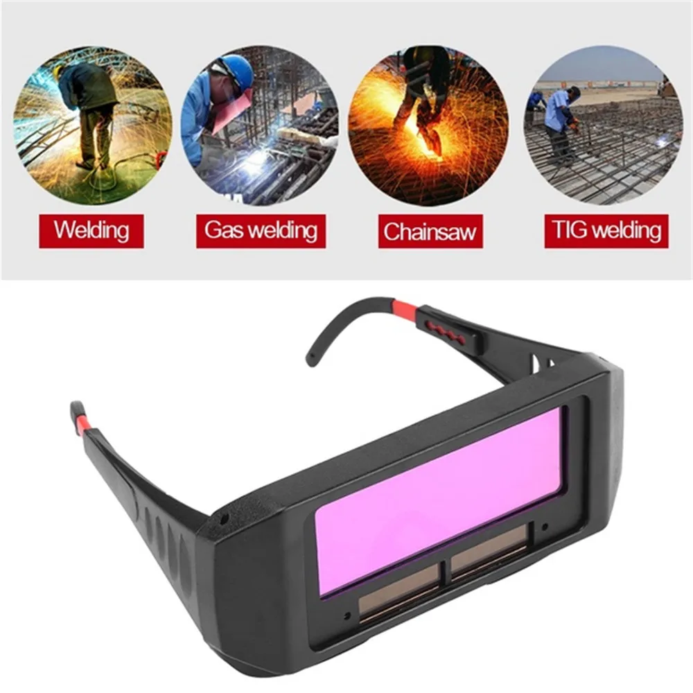 

Auto Darkening Welding Helmet Automatic Light Change Auto Darkening Anti- Eyes Shied Goggle Glasses for Eyes Glasses Fast delive