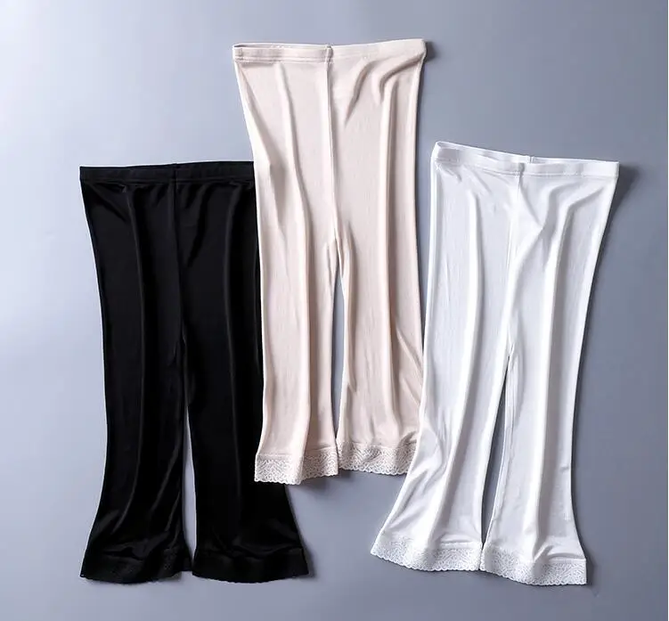 Женские кружевные легинсы леггинсы из 50% шелка вискозы длина 20 дюймов XS363 |