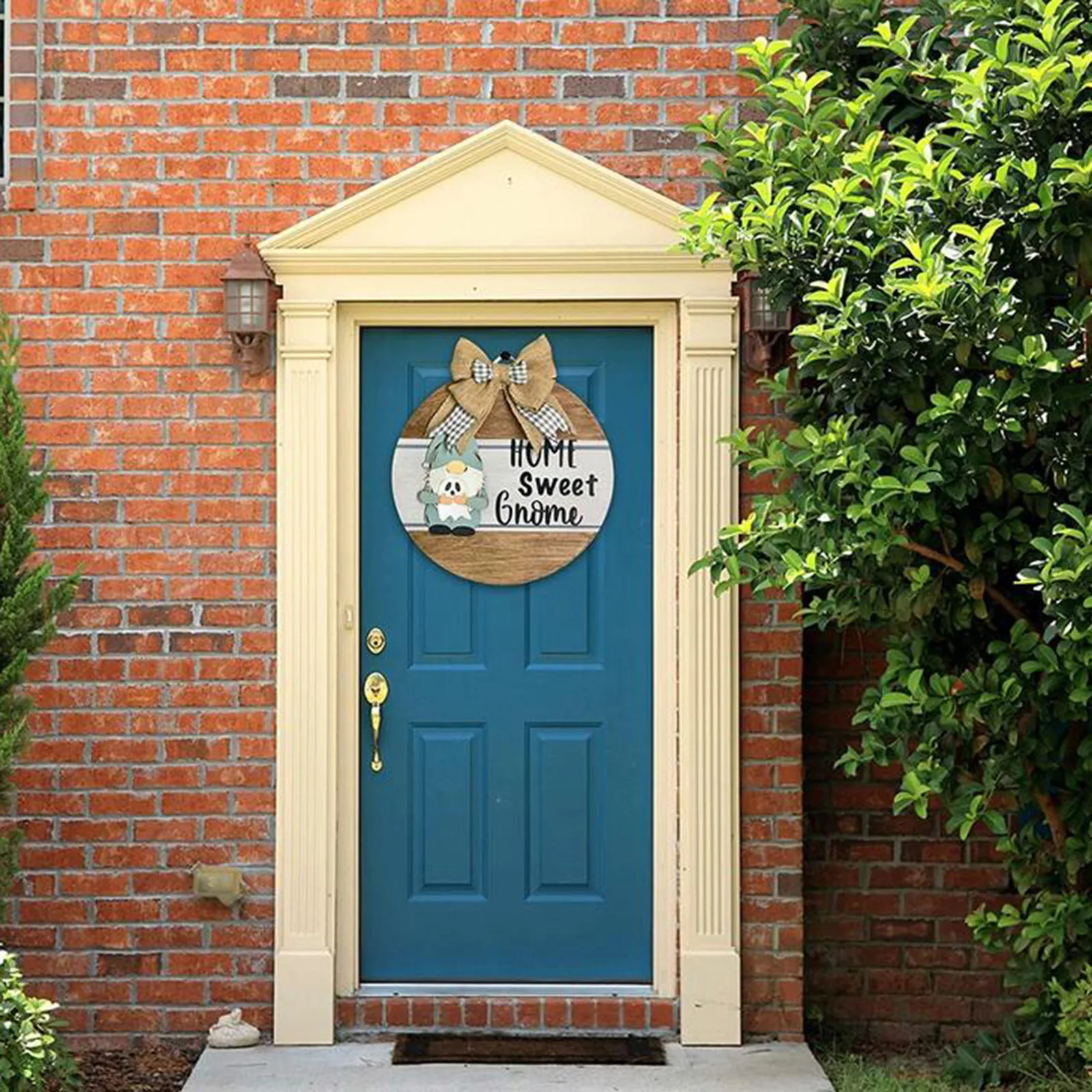 

Handmade Hogard Gnome Door Hanger Seasonal Welcome Sign With Interchangeable Holiday Pieces For Front Door Porch Hanging