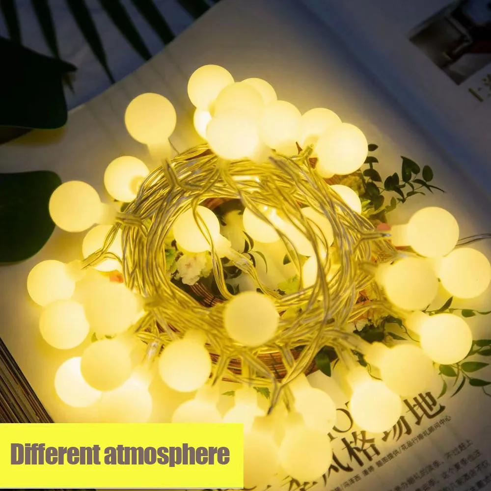 

Уличная Рождественская Светодиодная лампа s 100 м, 50 м, 30 м, 20 м, 10 м, 6 м