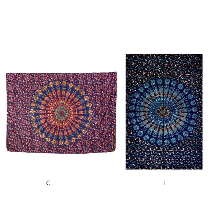 Гобелен в богемном стиле домашний декор гобелены хиппи декоративный настенный