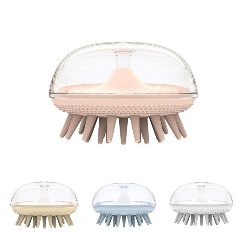 1 шт. силиконовая щетка для мытья головы | Красота и здоровье