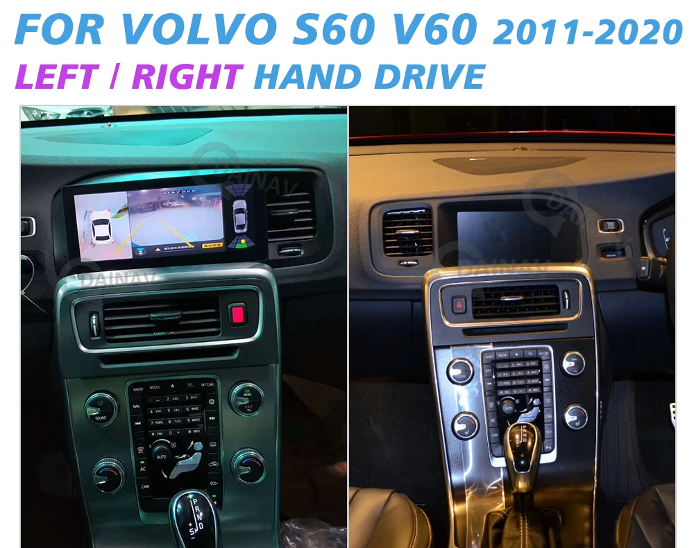 

PX6 FOR Car Radio for Volvo S60 V60 2011-2020 2 Din Android Left / right hand drive Car Autoradio Multimedia DVD player