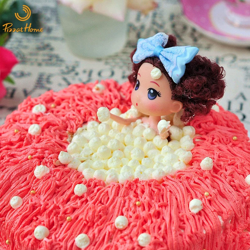 Круглая форма для кекса с съемным свободным дном и антипригарным шифоновым