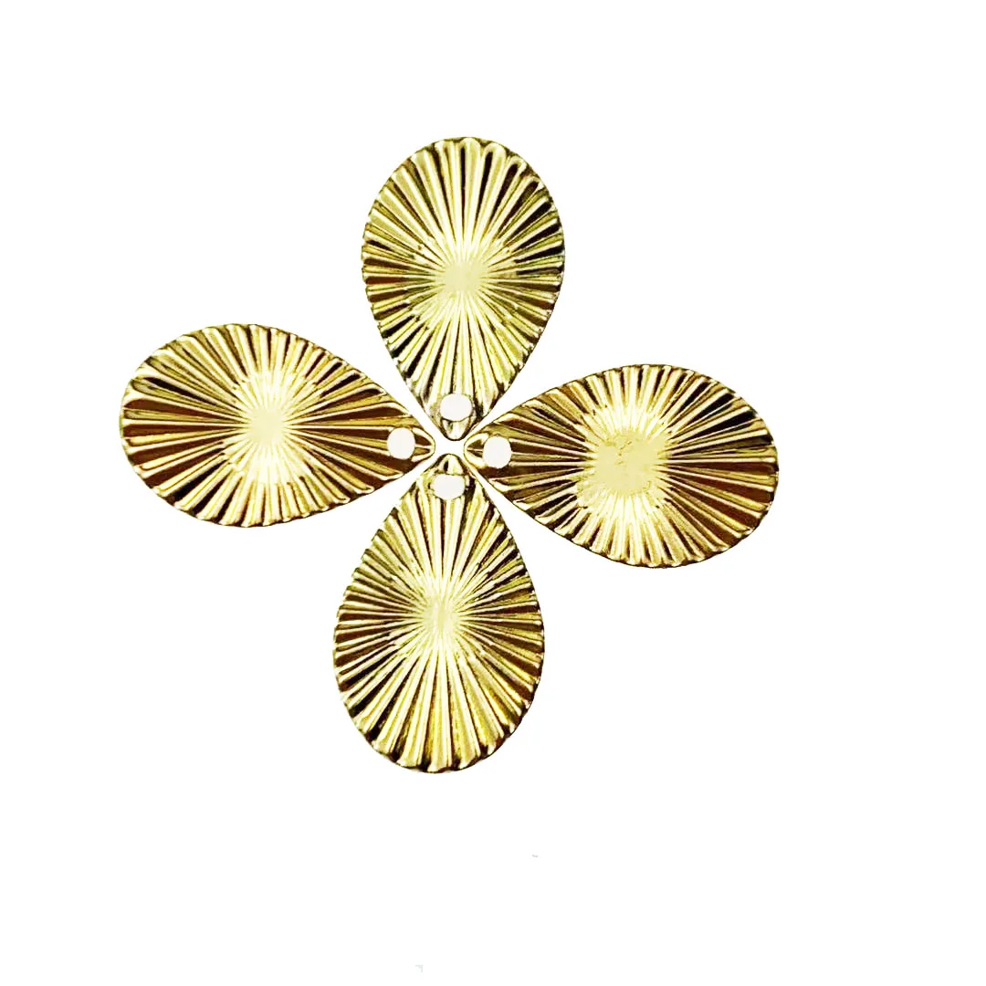 Шармы для волос металлические 14x20 мм 50 шт.