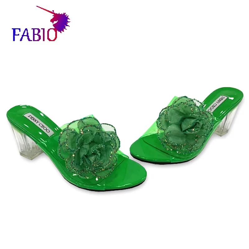 Женские тапочки с вышивкой в африканском стиле|Тапочки| |