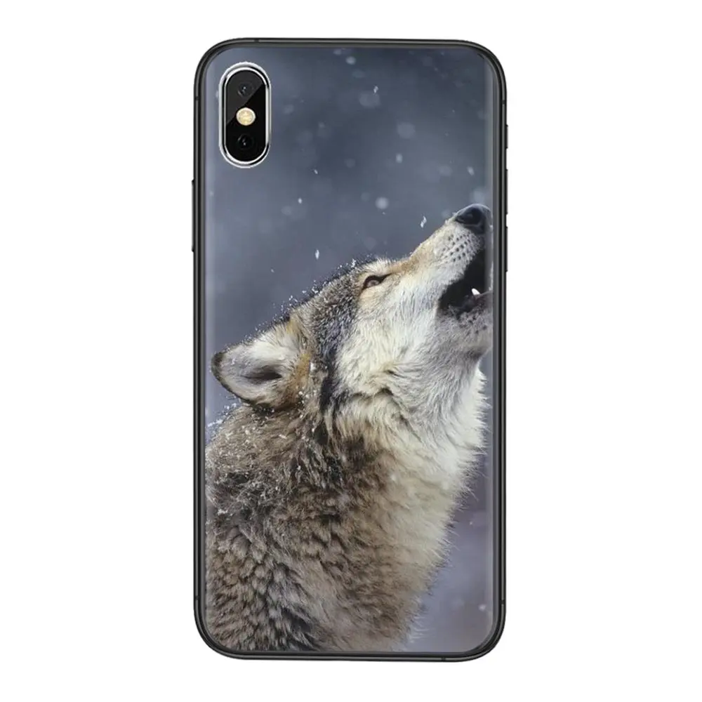Наслаждайтесь волчьим животным для Redmi K40 9C Nfc 9A 8A 7A K30S K30 Pro Plus Цвет Черный