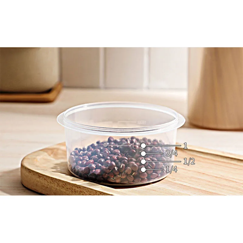 

Household Kitchen Food Containers For Dry Cereals Sealed Storage Box Crisper Grains Food Storage Tank Measure Cups Kitchen Tool