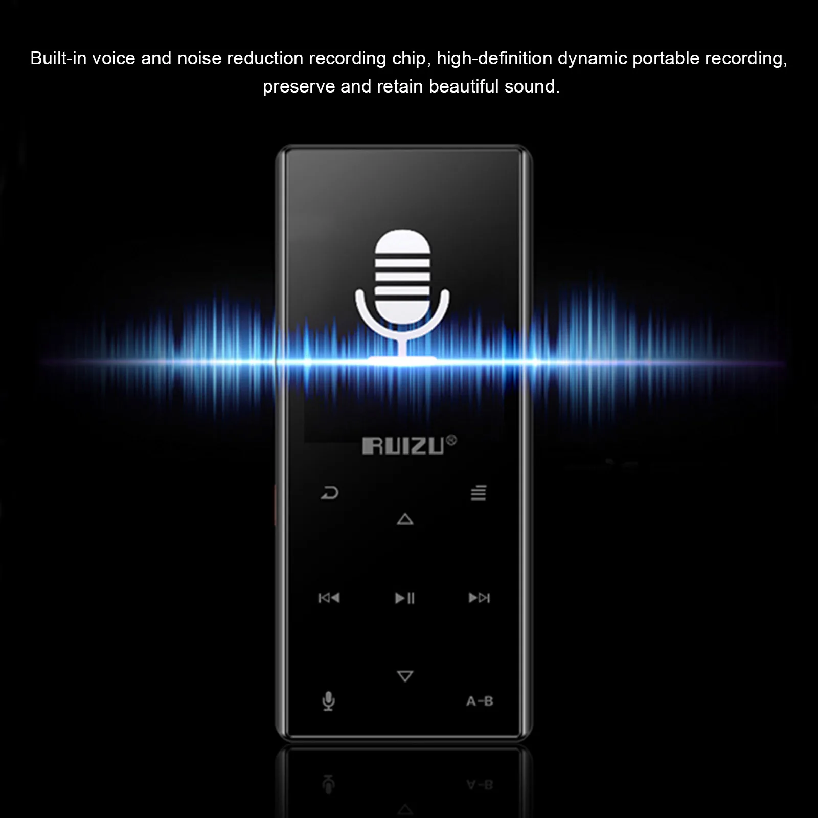 Портативный музыкальный видеоплеер RUIZU D29 BT MP3 проигрыватель без потерь с экраном