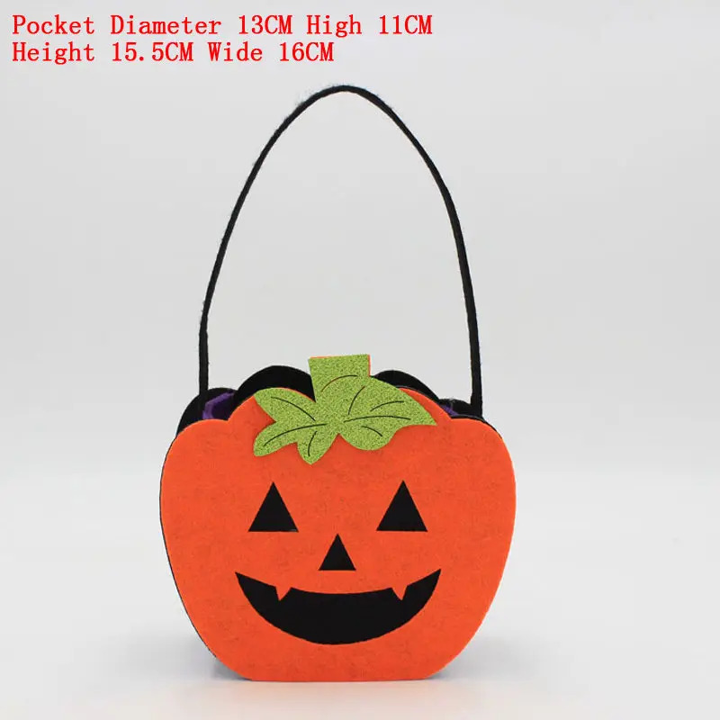 2017 Хэллоуин Праздник Улыбка Тыква сумка дети конфеты для детей день рождения
