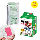 Белая пленка Fujifilm Instax Mini 11, 30 фотографий + Бесплатный альбом для Fuji 8 9 25 25i 50s NEO 90, мгновенная камера SP-1 SP-2, принтер