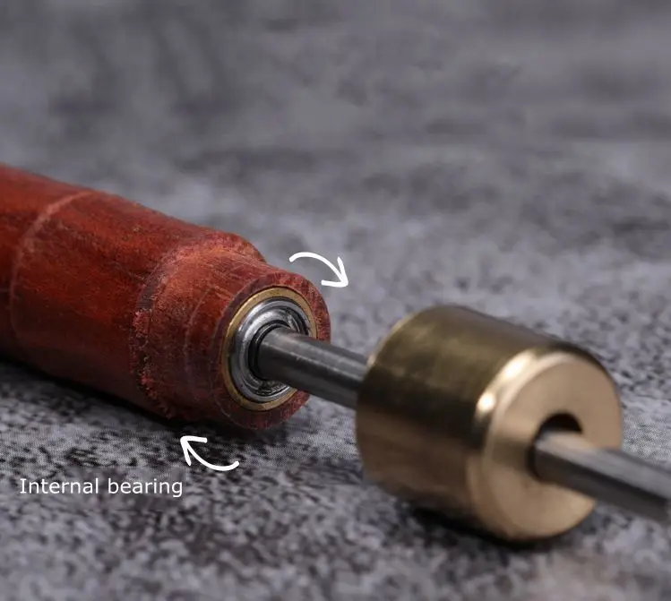 Сделай Сам Leathercraft Speedy Edge латунная кисть для рисования маслом Голова Кожа Край Ручка-аппликатор край краски ролик ручка Топ краевой краситель Инструмент
