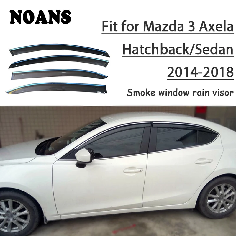 

NOANS 4 шт. для Mazda 3 Axela хэтчбек/седан 2018 2017 2016 2015 2014 Аксессуары Автомобильные окна солнцезащитный козырек дверной щит Tr