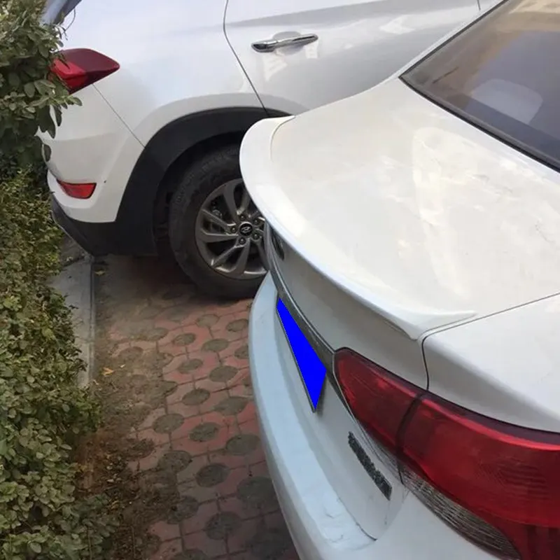 Автомобильный Стайлинг ABS пластик Неокрашенный задний спойлер багажник загрузки