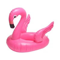 children swimming ring cartoon flamingo modeling creative pvc animals inflatable holiday outdoor water sports toy boats 2021 new