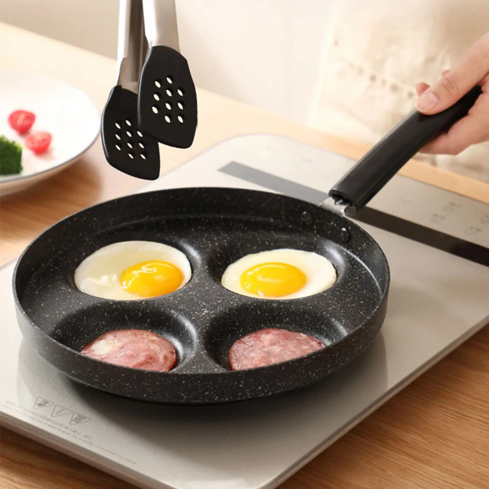 

4-hole Omelet Pan Non-stick Fried Egg Pan Aluminum Alloy Pancake Baking Tray Kitchen Tools
