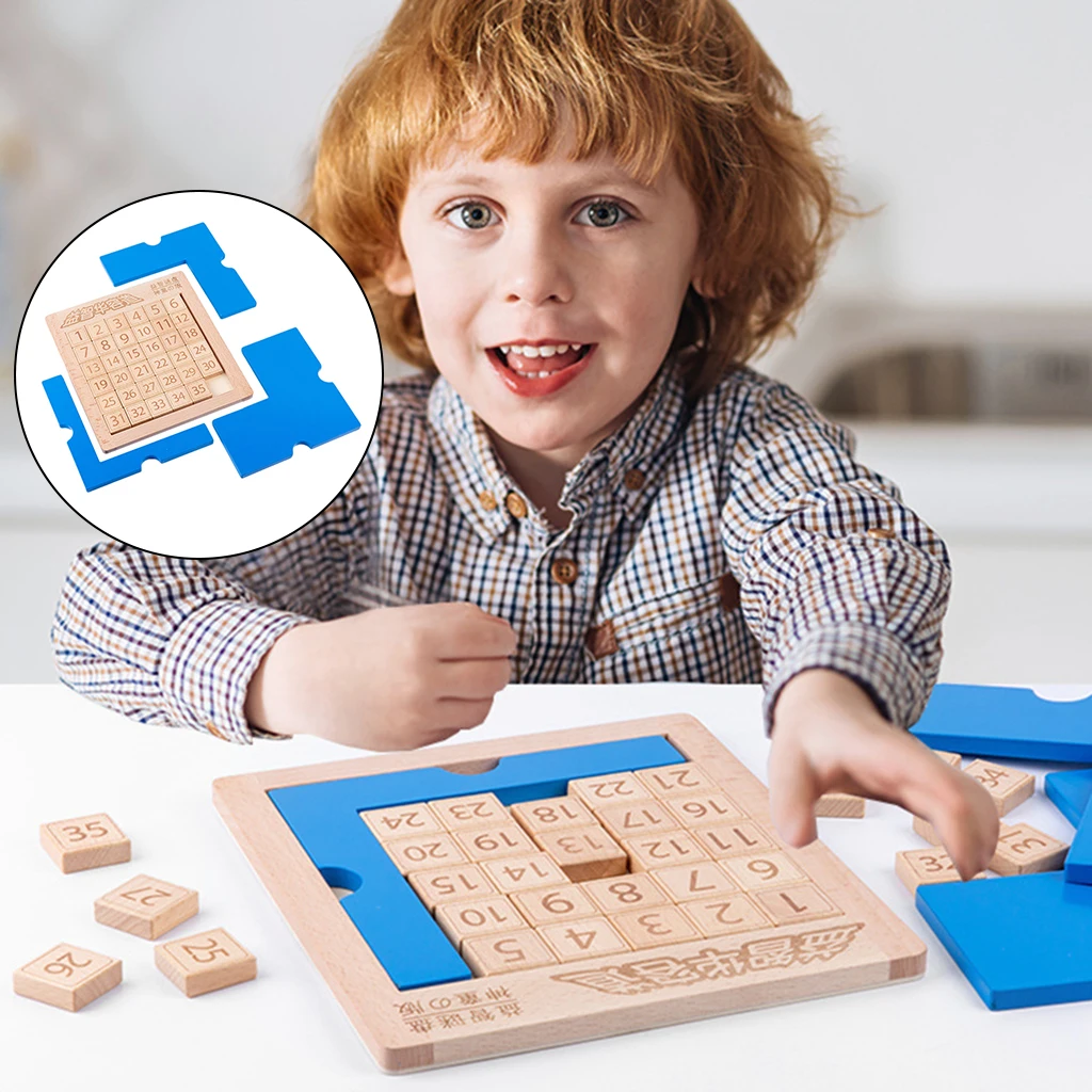 Винтажная игрушка-головоломка с цифрами развивающие игрушки для детей подарок