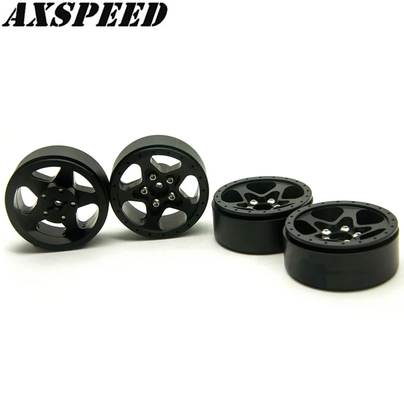 

Колесный обод AXSPEED 1,9 дюйма, ширина 24 мм, для 1/10 RC гусеничного осевого SCX10 CC01, детали для альпинистов