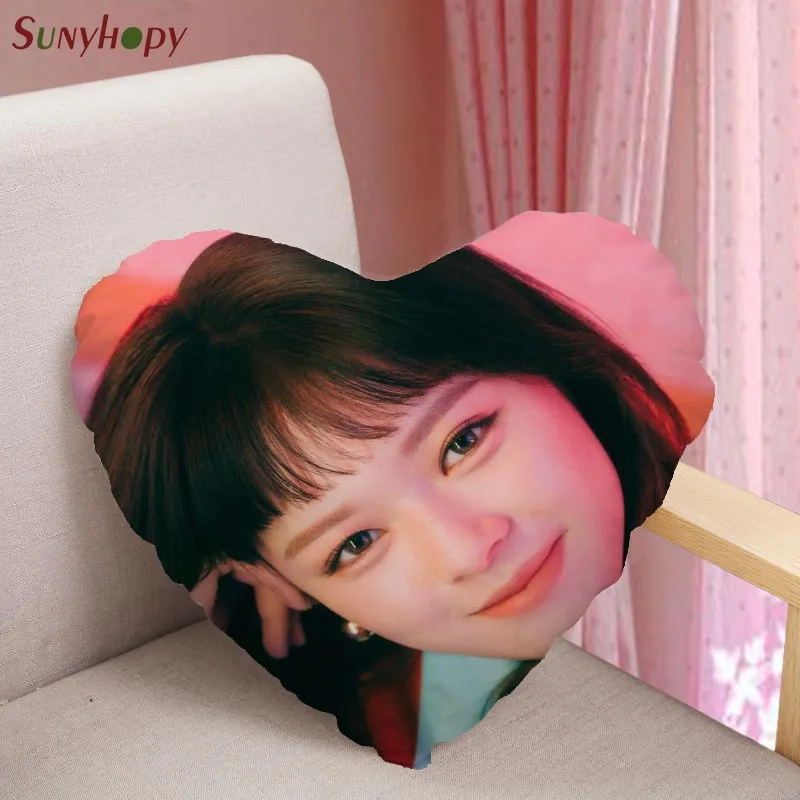 

Двухслойный декоративный чехол для подушки в форме сердца, украшение для дома на молнии