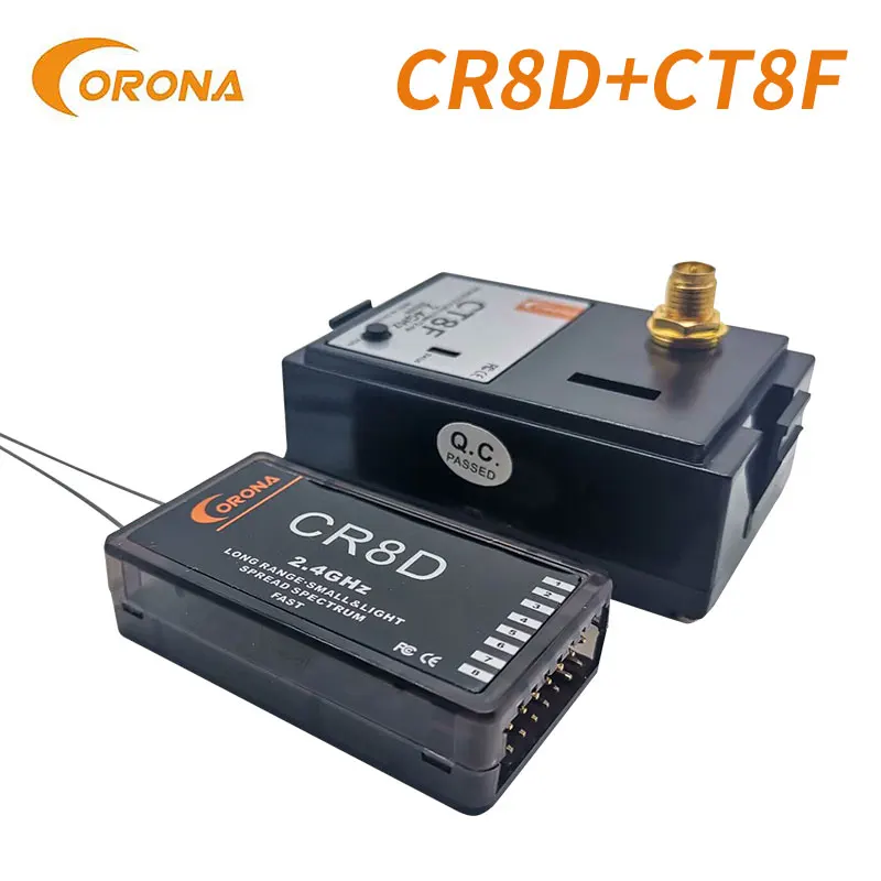 Приемник Corona CT8F + CR8D DSSS V2 модуль Futaba приемник 2 4G система для T8FG передатчик