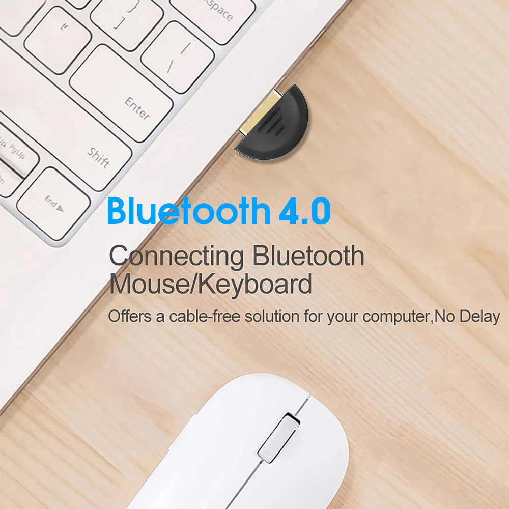 Мини USB Bluetooth V 4 0 адаптер двойной режим ключ беспроводной приемник компьютерный