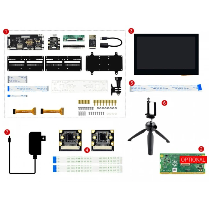 Online Raspberry Pi Rechen Modul 3 + Entwicklung Kit Typ C, CM3 + Fernglas Vision Kit, Optional CM3 + Acce C Und CM3 + 32GB Paket C