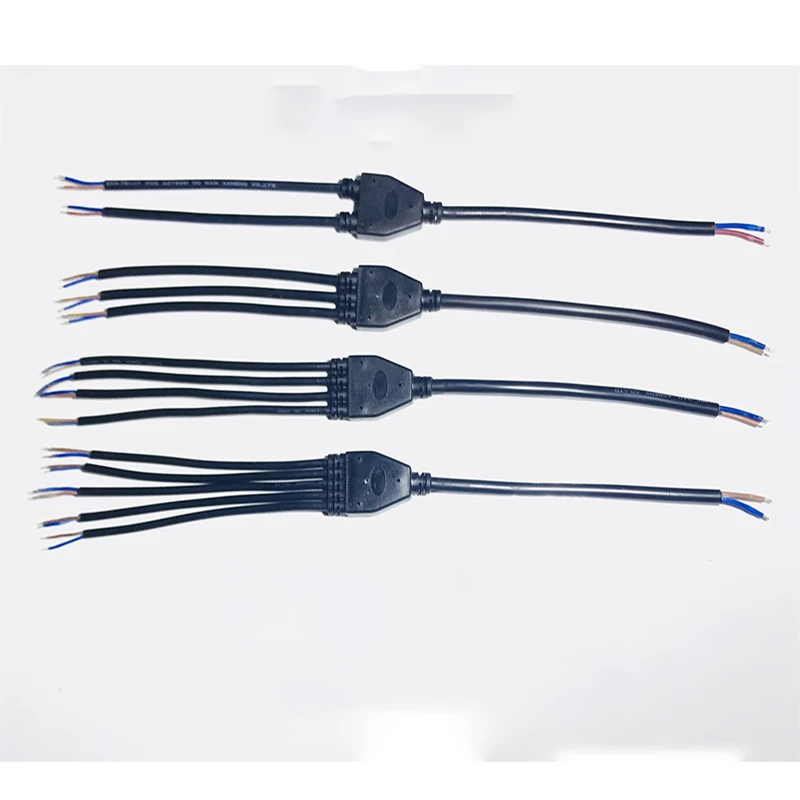 

Y-образный водонепроницаемый разъем, разделитель проводов, штекер и гнездо, светодиодный уличный разъем для лампы, 1 буксир 2 3 4 5