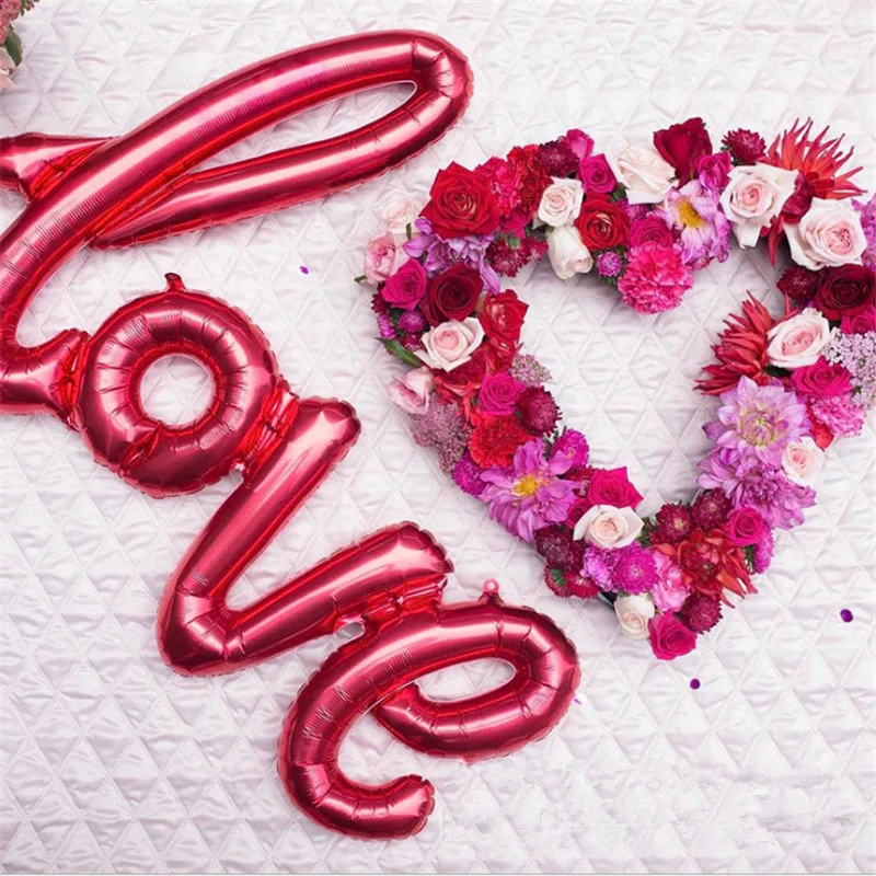 Большая любовь воздушные шары валентинки День подарок любви венок реквизит для
