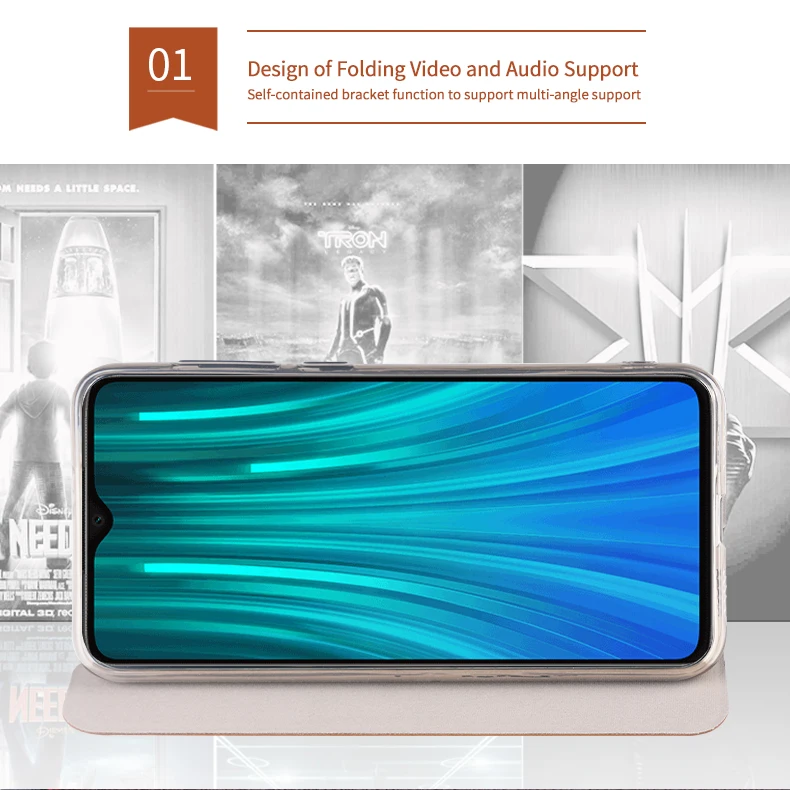 Флип чехол Mofi для Xiaomi Mi Note 10 9T CC9 Pro с подставкой Redmi 7A 8 8A K20 K30 8T кожаный