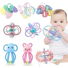 Детские игры, игрушки для кроватки, грызунки, погремушки для малышей, развивающие игрушки для младенцев, погремушка Монтессори, грызунок для зубов, детские игрушки для детей 0-12 месяцев