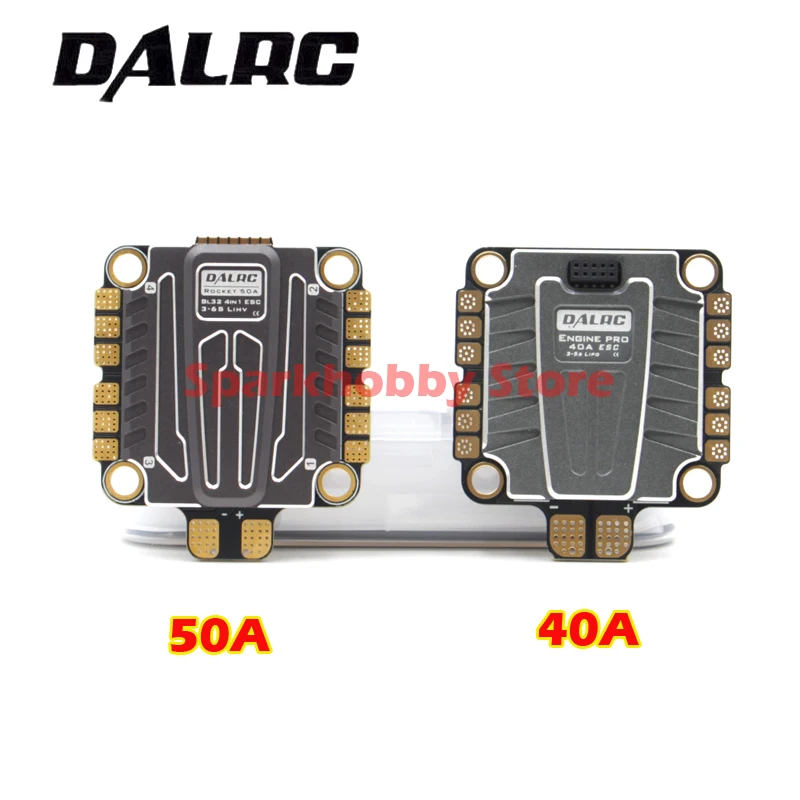 DALRC 4 en 1 ESC 40A 50A без щетки 3 6S blheli _ 32 LIHV DSHOT200 готовы для карралеров FPV совместимы с F05