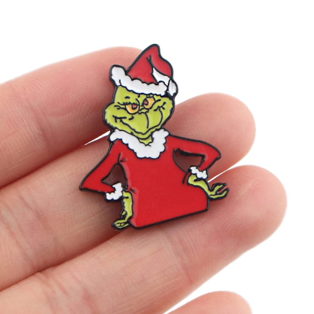 DZ1452 с рождественским монстром Аниме фигурки творчества твердым эмалиевым