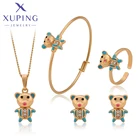 Xuping модные украшения для маленьких детей в виде медвежонка, украшения для вечеринки с золотым покрытием A00722083
