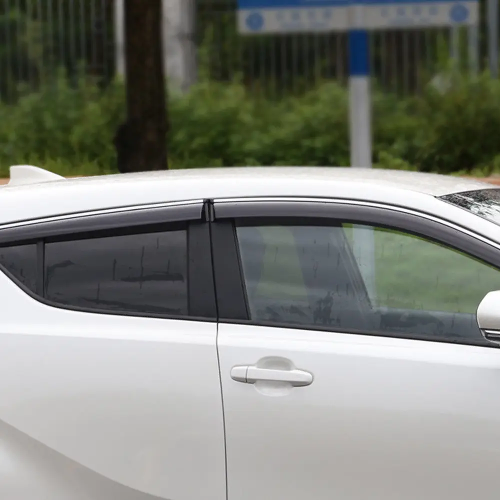 

For Toyota C-HR CHR 2016-2018 Car Window Visor Rain Guard Wind Deflector Shield