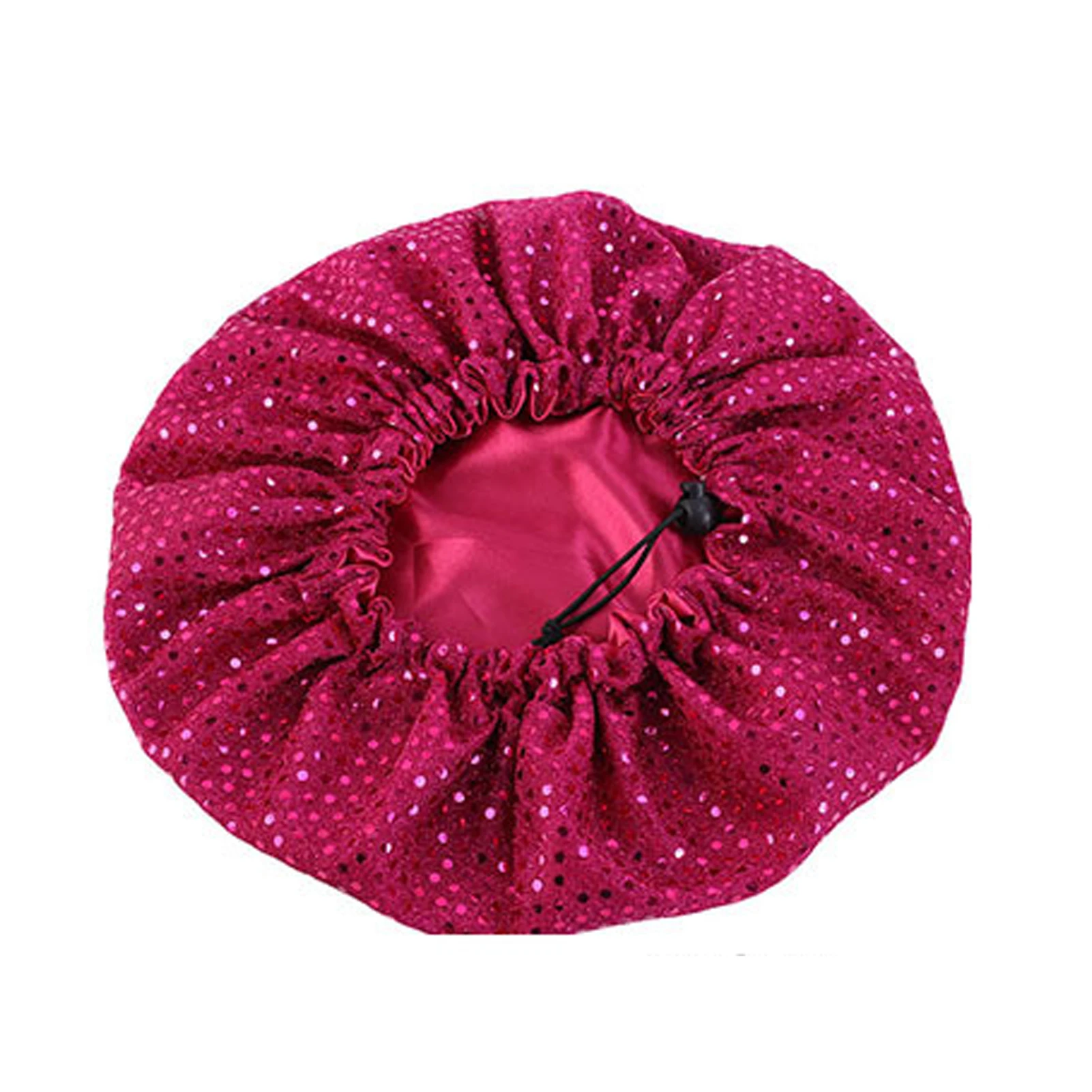 

Solid Color Women Satin Bonnet Fashion Stain Silky Big Bonnet for Lady Sleep Cap Headwrap Hat Hair Wrap Accessories Dropshipping