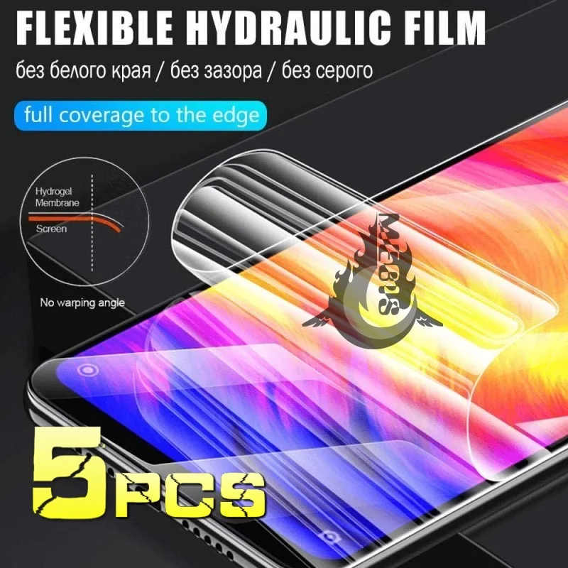 

5 pcs Hydrogel Film for Xiaomi Redmi 9/9t/9a/9c Pro power Screen Protector Redmi Cc9 Pro Cc9e Redmi 9t Pro Hydrogel Film