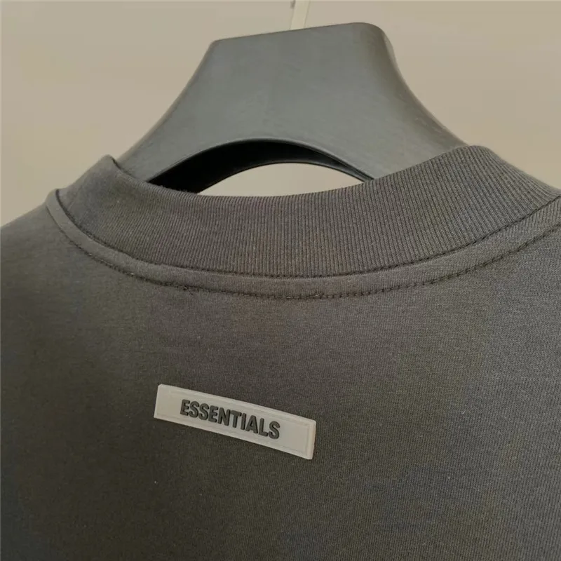 

Long Sleeve FOG Essentials T-shirt Men Women 1:1 Best Quality Cotton Essentials T shirt Street Culture Glass Blower FOG Top